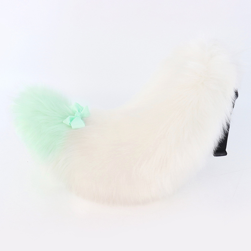 ハロウィーンの手作り獣の尾のぬいぐるみのふわふわした尾の多色のシミュレーション犬の尾Lolitaキツネの漫画の装飾|undefined