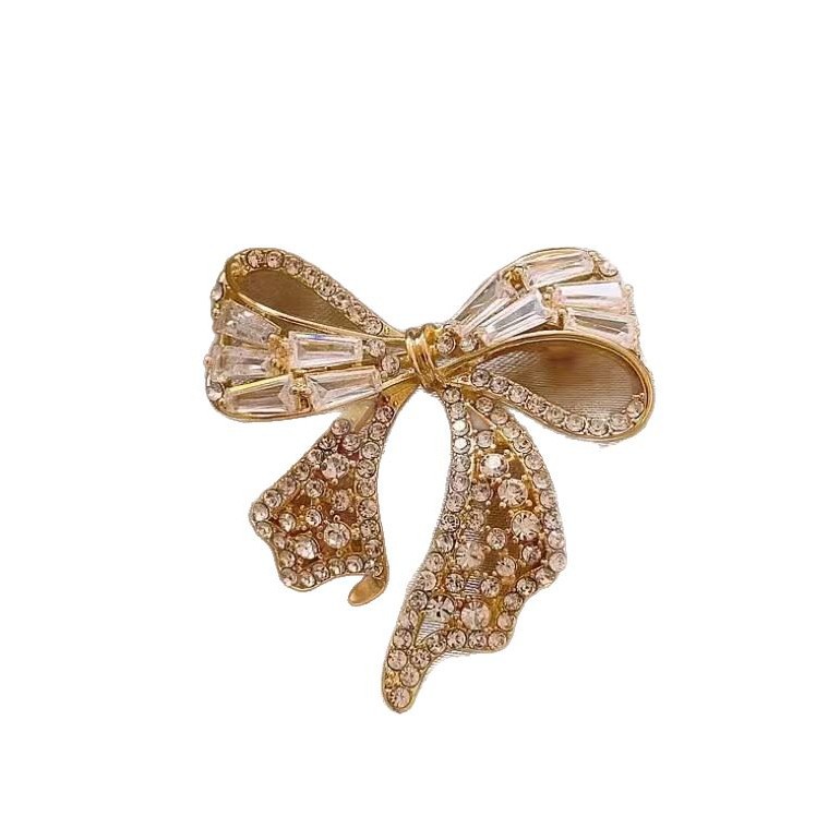 Elegant rosettbrosch för kvinnor mångsidig säkerhetsnål_voghion.com