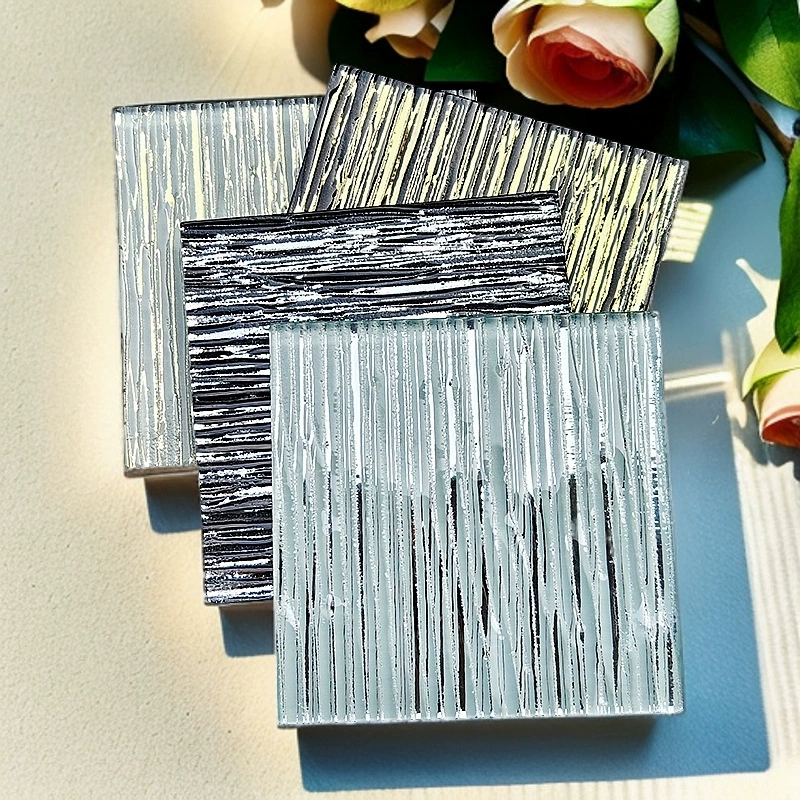 Yaleju высокого класса матовый стеклянный кирпич Отель Ресторан Плитка Душ фоновая стена 150 Новое художественное стекло