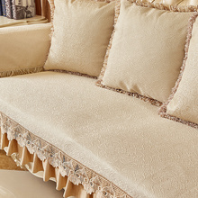 9JQS欧式沙发垫奢华防滑四季通用盖布套罩美式垫子皮沙发坐垫