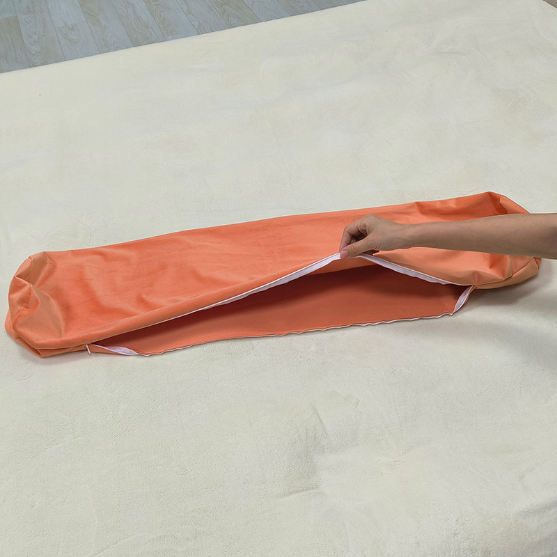 ベッドで寝る、脚を伸ばす、丸いキャンディ枕、枕、円筒形腰枕、妊婦用円筒形枕カバー、芯なし|undefined