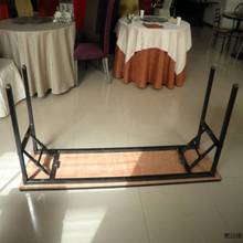 白色存折叠会议桌长条桌简易折叠桌长方形桌子酒店ibm桌培训台