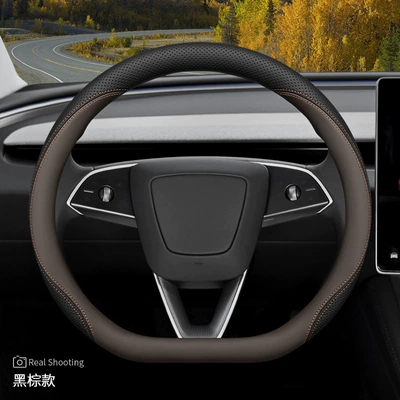 New Version Ya Modely Ultra-Thin – Steering wheel cover - black-brown-set-style-ultra-thin-model-other