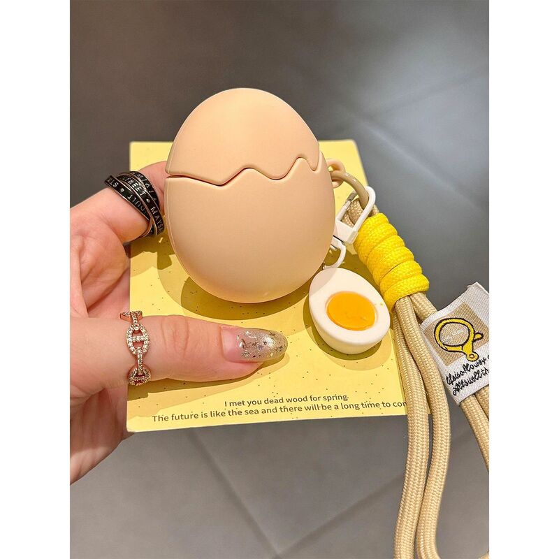 Cross-Border Suitable for AirPods Pro2 Apple Bluetooth Headphone Shell 1/2/3/4 Generation Protective Cover Artificial Egg