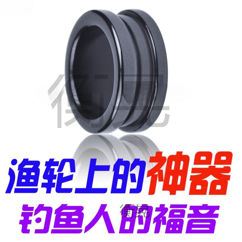 Fishing Reel Accessories Spinning Wheel Universal Ceramic Line Guide Stainless Steel Bearing Fishing Line Reel Guide Ring Casting Reel Ceramic Ring