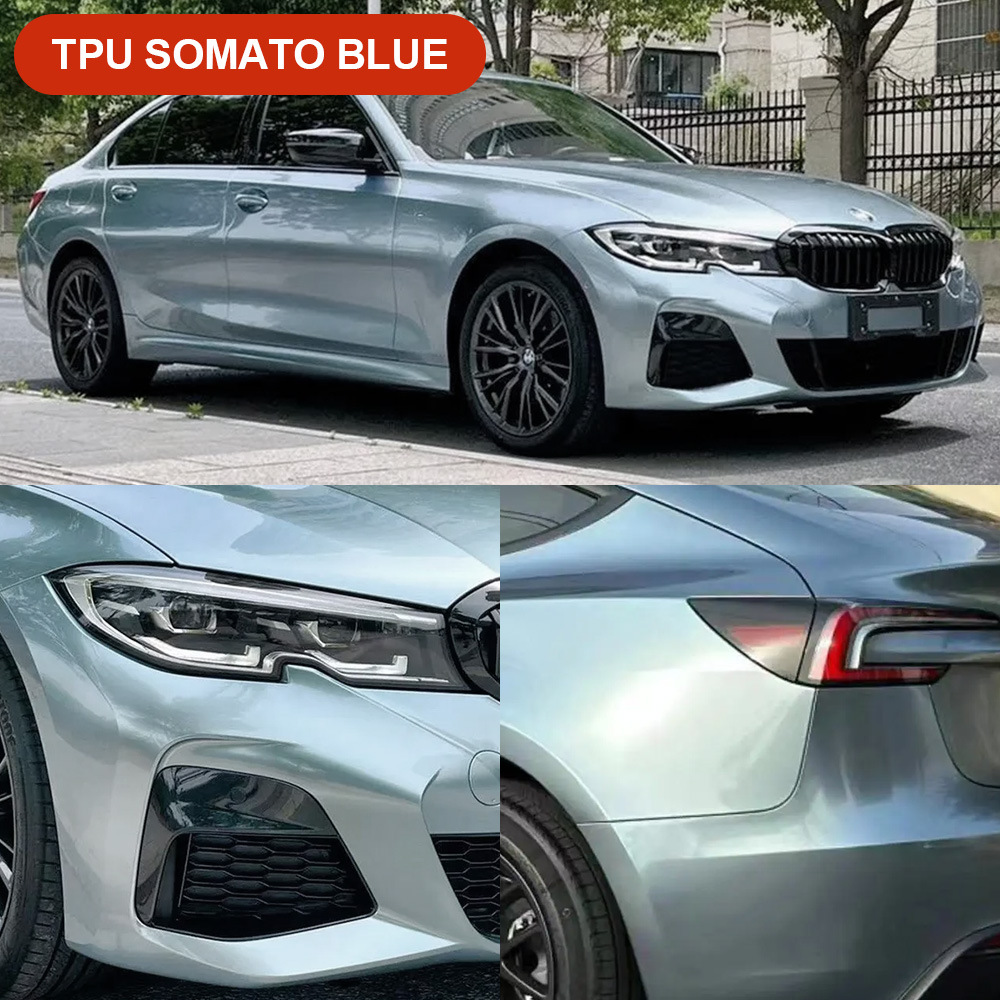 Axxpel Somato Blue Tpu Car Paint Color Change Color Film Protective Film Ppf Heat Repair Scratch Repair