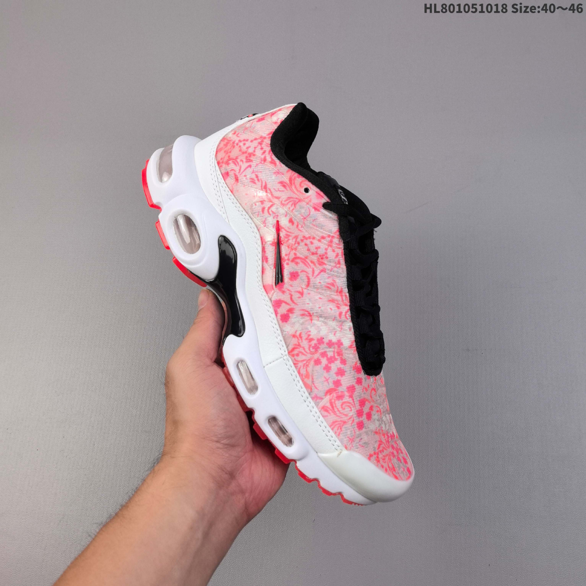 Cross-Border Tn Air-Cushion Shoes, Export Large Size Men's and Women's Running Shoes, Outdoor Breathable Shock-Absorbing Plus Sports Shoes, Putian Shoes