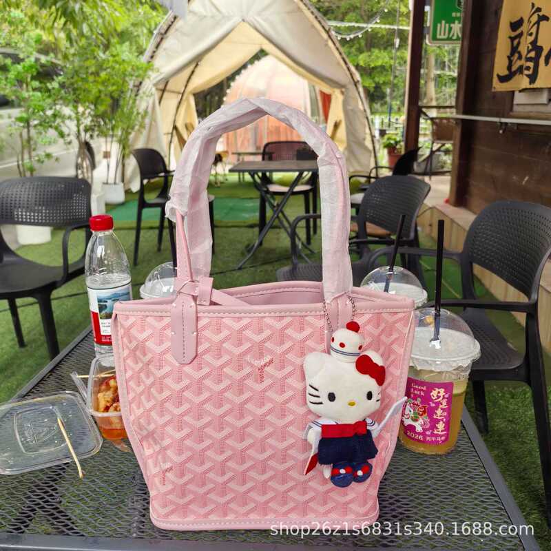 Goyard Tote Bags Double-Sided Fashion Goyard Dog-Tooth Pattern Women's Tote Bag Set Shopping Bag Goyard Tote Bags Double-Sided Fashion Goyard Dog-Tooth Pattern Women's Tote Bag Set Shopping Bag