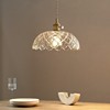 Scandinavian Japanese creative bar retro brass glossy ceiling lamp for living room for gazebo for corridor, flowered