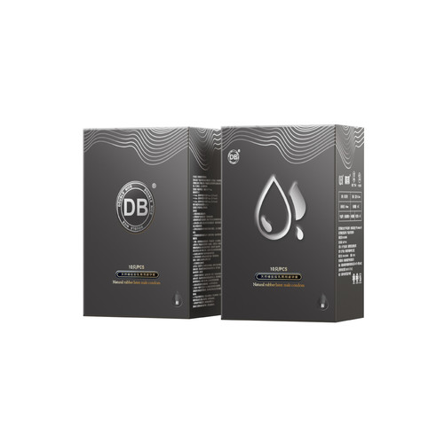 DB Condoms, 10-Pack Safety Insurance Condoms with Hyaluronic Acid for Adults, 10 Pieces of Sexual Products