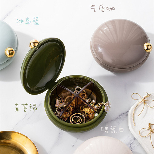 Independently designed light luxury portable sealed pill box, pill packaging storage box, medicine box, portable medicine box, cross-border