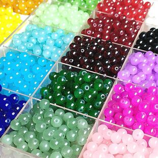 4 6mm/8mm����ʯ������͸ɫ�����A��DIY����朴���ɢ��������l