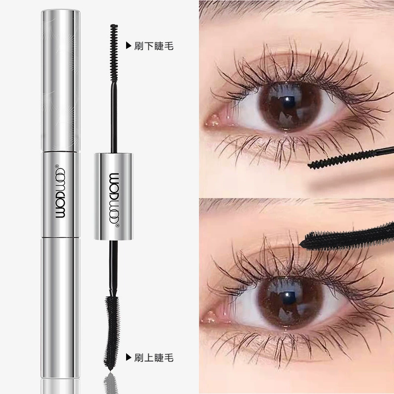 Lengthening curling double-sided mascara for eyelashes, no smudge, long-term effect
