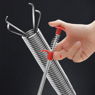 Pipe Dredge Can Be Bent, Hand Pinched Four-Claw Dredge Hook, Sewer Picker Picker, Sewer Garbage Clip