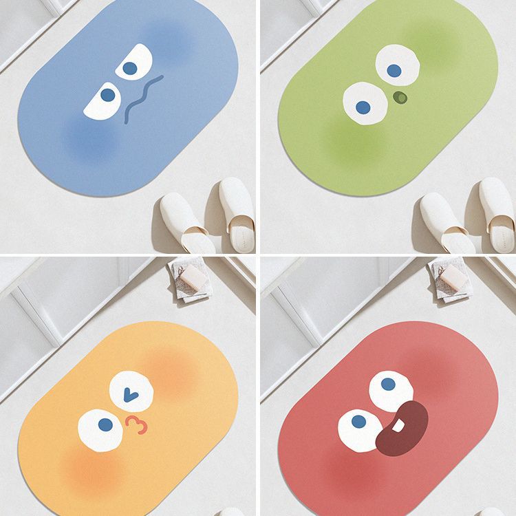 Bathroom Floor Mat household bathroom soft diatom mud absorbent quick-drying mat toilet door non-slip drop-resistant foot-stepping floor