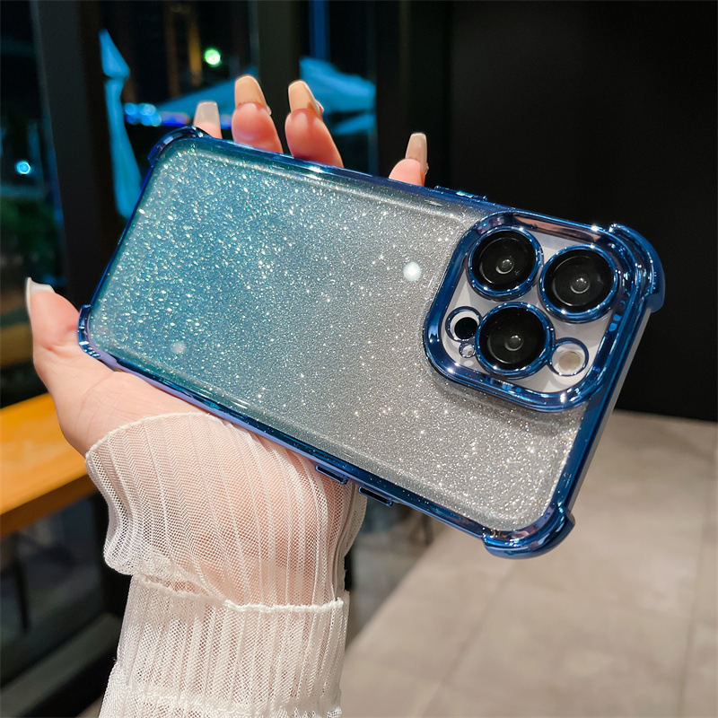 Protector de pantalla todo incluido con bolsas de aire en las cuatro esquinas, funda para teléfono Apple 17 compatible con iPhone 14, funda protectora anticaídas para 13 Pro Max