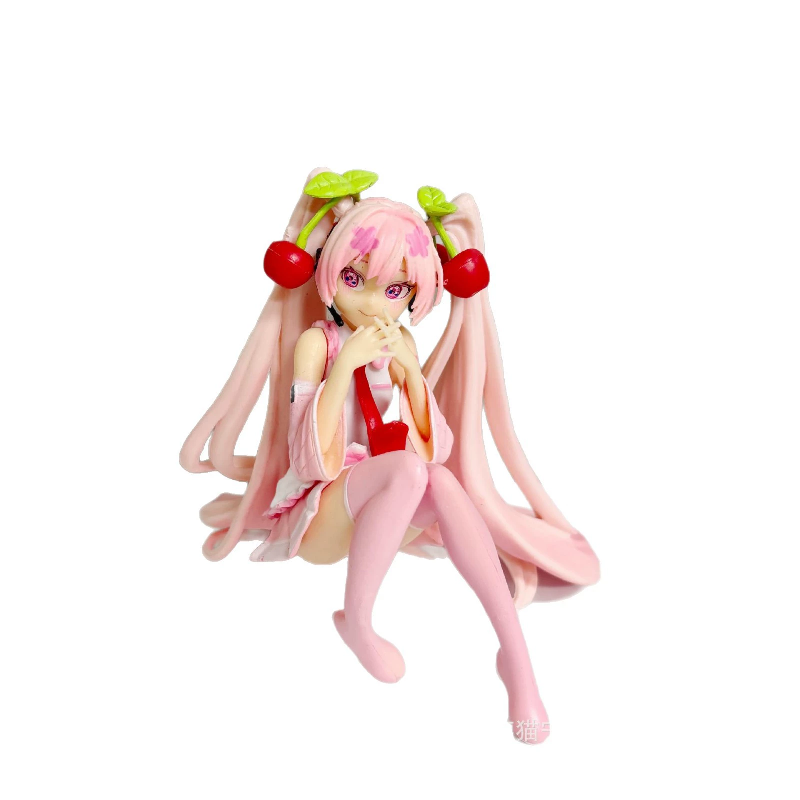 Шатун Мику Мику сидящая поза Sakura Hatsune фигура аниме двуразмерный декоративный модель автомобильная украшение тренд бренд