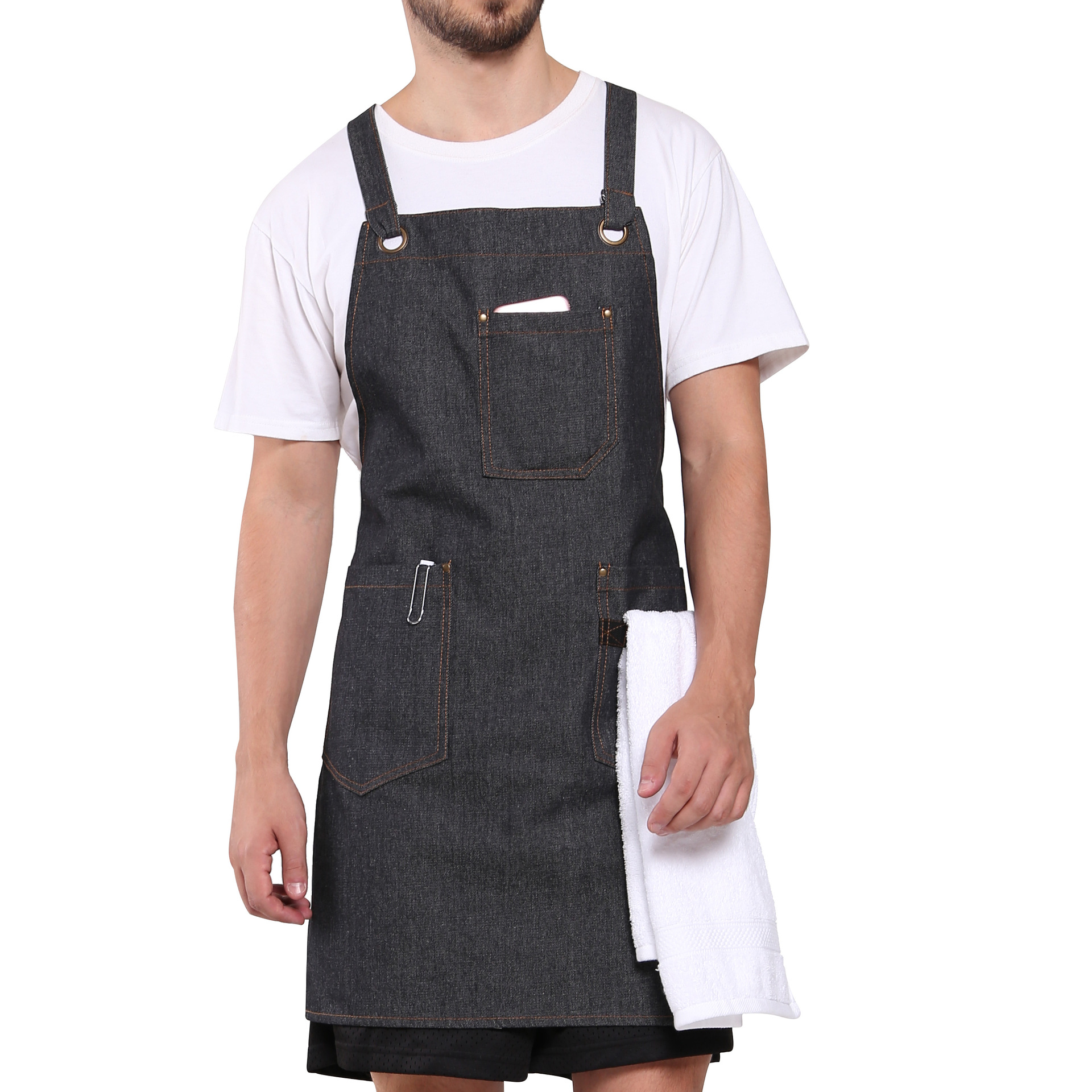 全綿デニムスタイル1ブラック