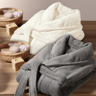 Autumn and Winter Hot New Thickened Long Flannel Nightgown Coral Fleece Warm Pajamas Couple plus size Men and Women Home