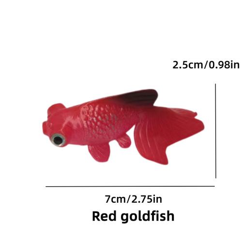 Fish tank landscaping decoration simulated fake fish fluorescent fish color fake seawater fish silicone ornamental fish aquatic plants floating jellyfish