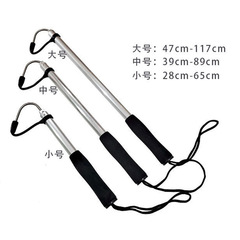 金屬冰釣搭鈎 可伸縮式搭鈎 船釣撈魚鈎起魚器漁具垂釣用品
