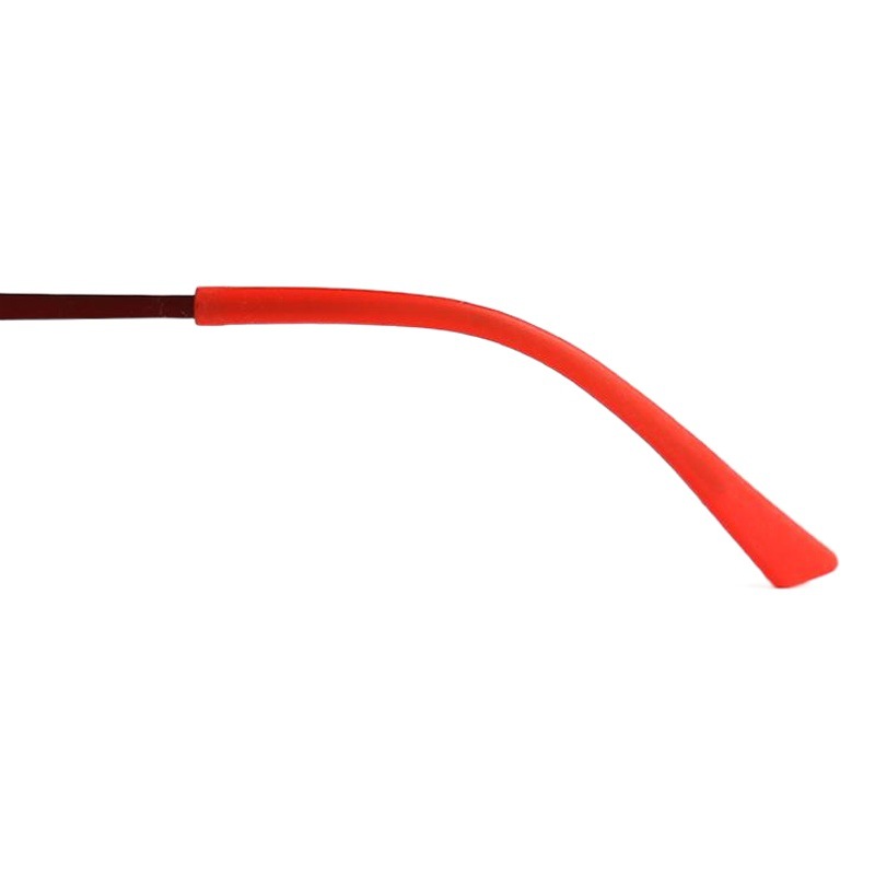 02 Flat Square Hole Silicone Eyeglass Leg Covers Anti-Slip Soft Sunglasses Men's and Women's Prescription Glasses Frame Leg Cover Accessories