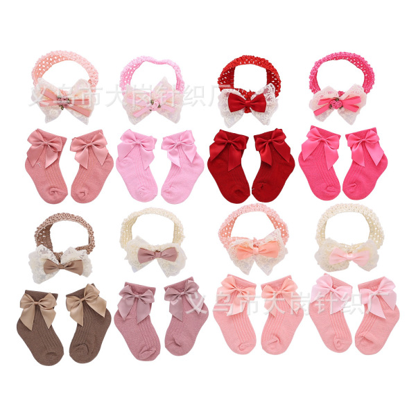 children's socks with bow