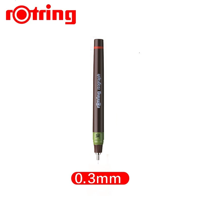 Германия Rotring Красное кольцо Красное кольцо Рисование ручка, канала подается вода, добавление чернил, игла трубка