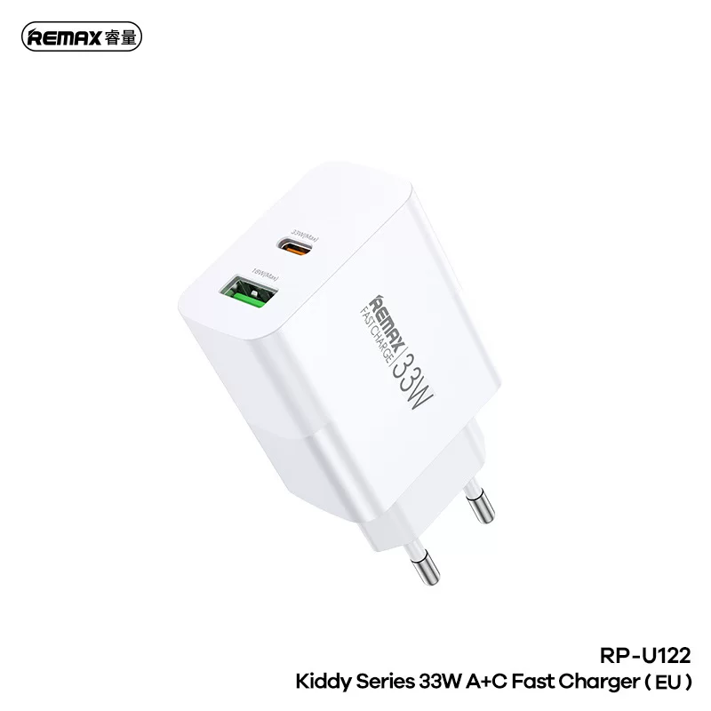 Зарядное устройство для мобильного телефона быстрой зарядки 40W, европейско-американский, порт USB-C, порт USBE-C, быстрая зарядка, Remax Enlightenment