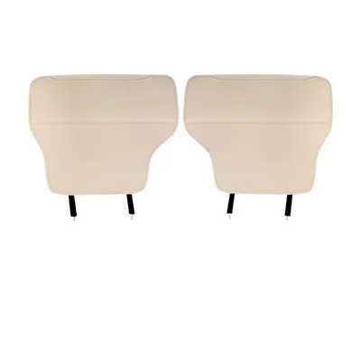 Rear Anti-Kick Pads, Universal for All — Chair back anti-kick pad - wenjie-m7-2-piece-set-of-anti-kick-pads-for-second-row-seats-shaohua-apricot