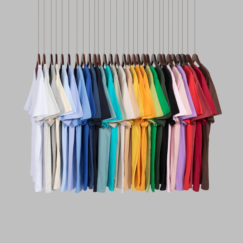 Manufacturers in stock cross-border foreign trade solid color blank T-shirt a set men and women with Europe and the United States blank T-shirt S-5XL