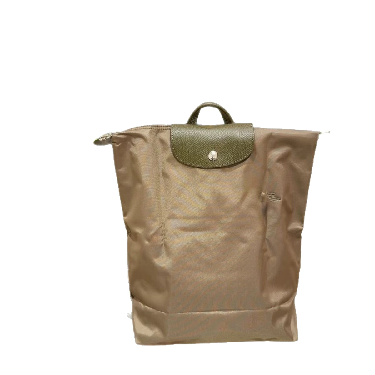 Nylon capacious backpack, folding waterproof bag, with embroidery