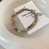Universal beaded bracelet from pearl, design jewelry, trend of season
