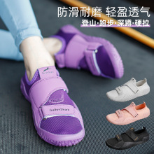 戈伦鲨女休闲运动防滑减震跑步鞋轻便透气开车鞋男力量拉伸深蹲鞋