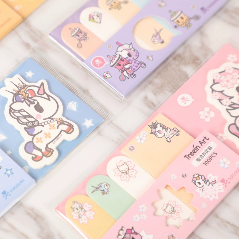 Qingyi Fang Tokidoki pink series combined shape N times sticker cartoon name stickers convenient sticker message entry
