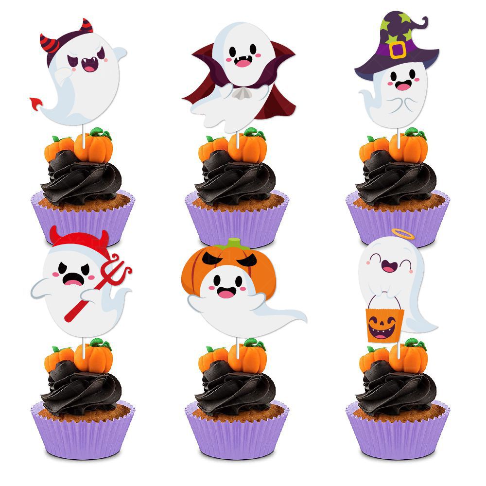 Inserción de tarjeta pequeña de Halloween decoración de fiesta de Halloween