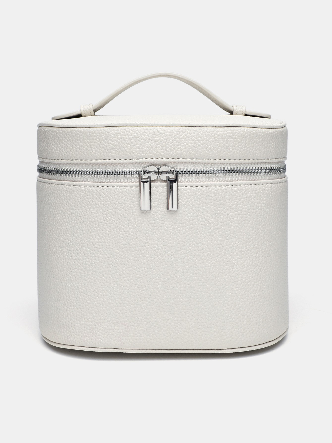 Bolsa de maquillaje portátil de viaje portátil de alto valor de visualización simple de color sólido de dopamina