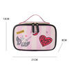 Handheld travel bag, polyurethane purse, universal fashionable capacious waterproof organizer bag, cosmetic bag