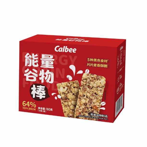 Зерновые батончики Calbee (Каруби) 180 г, хрустящие, лёгкая закуска