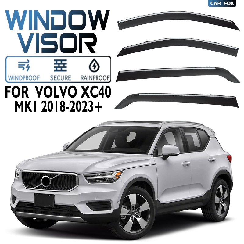 Suitable for VOLVO XC40 rain and rain shield rearview mirror rain eyebrow VOLVO XC40 Window visor