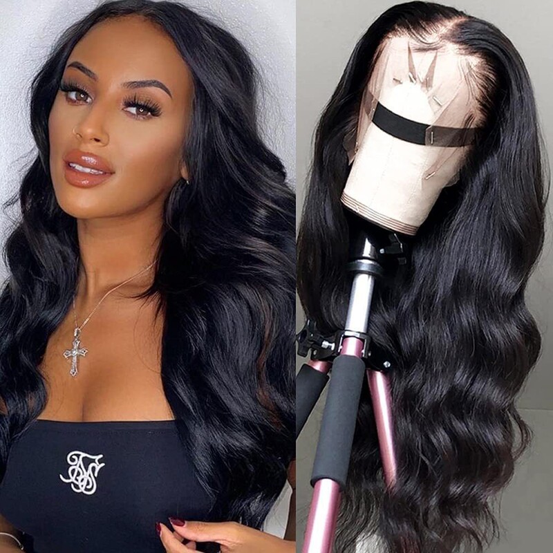 13*4 Lace Front Wig, Cross-Border Temu Hot-Selling Large Wavy Long Curly Hair Synthetic Fiber Full Wig, in Stock from the Manufacturer