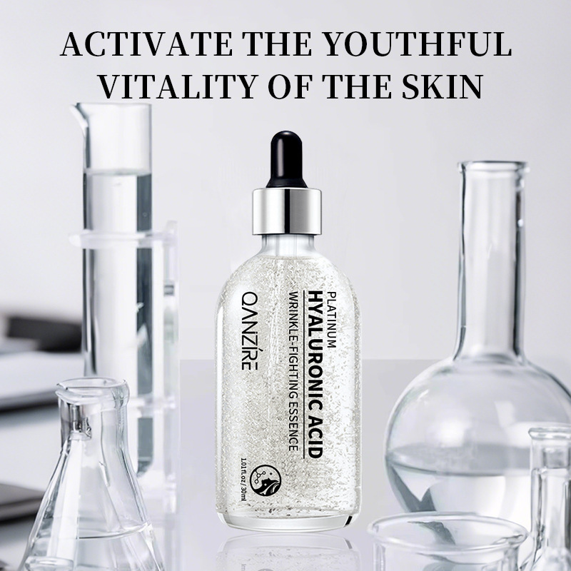 跨境Platinum Facial Essence 白金玻尿酸抗皱补水保湿精华液外贸|undefined