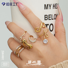 ���� ���������ϸ����Ƕ�ʯ����ʳָ����϶�18k��ʱ�м�Լ��ָ