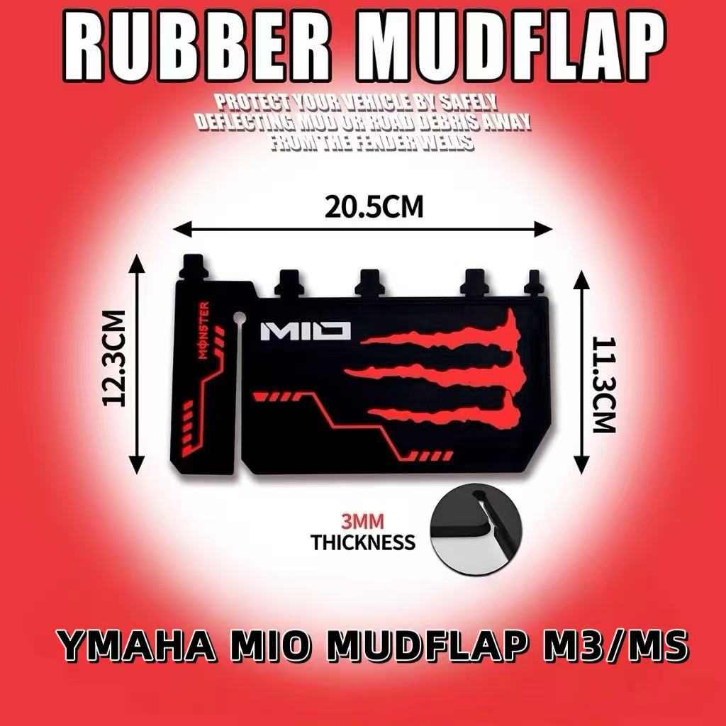 Suitable for Yamaha Mio Mudflap M3 Ms Scooter Accessories Devil Claw Front Fender Cross-Border
