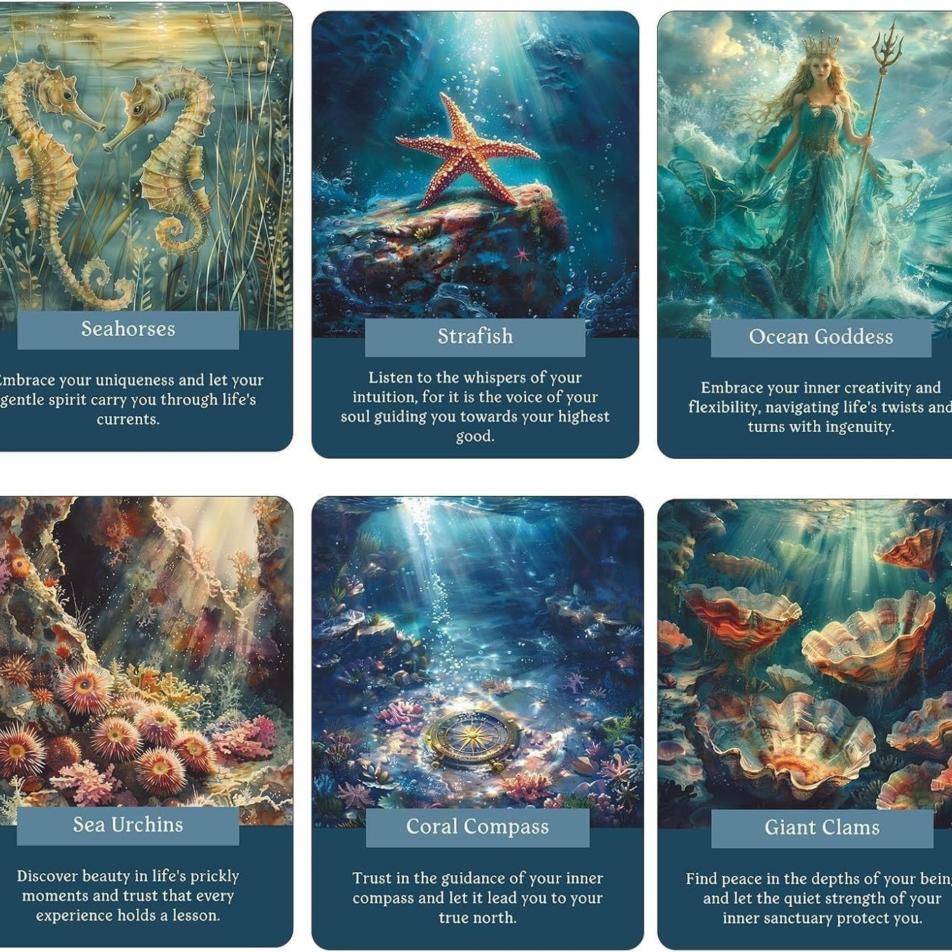 Gioco da tavolo transfrontaliero, versione inglese, carte dei tarocchi, oracolo dell'oceano_voghion.com