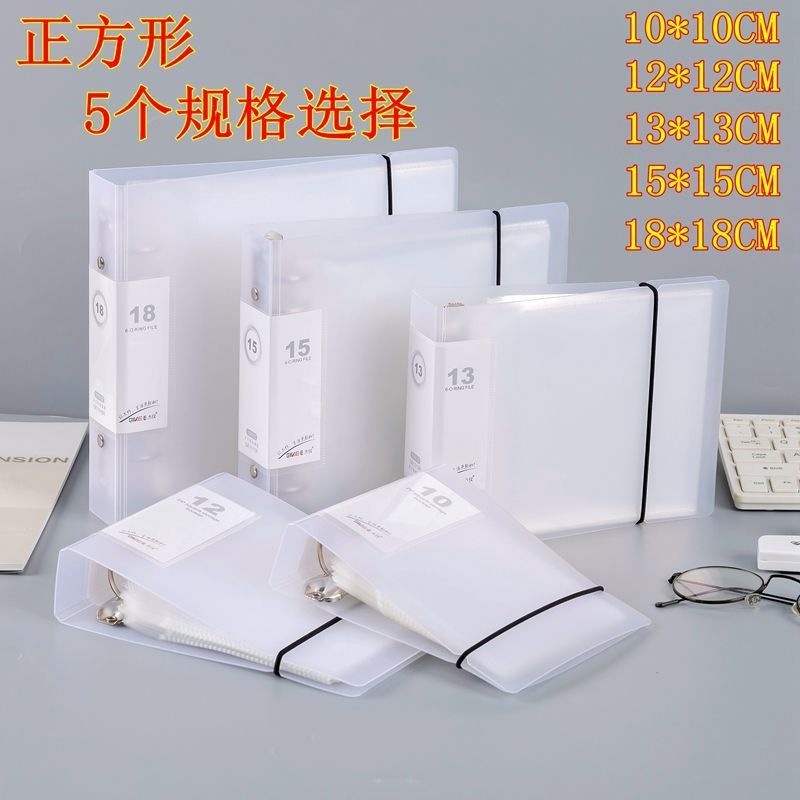 다중 사양 사각형 루스리프 사진 앨범 오일 파스텔 그림 보관 앨범 어린이 미술 포트폴리오 컬렉션 보존 앨범