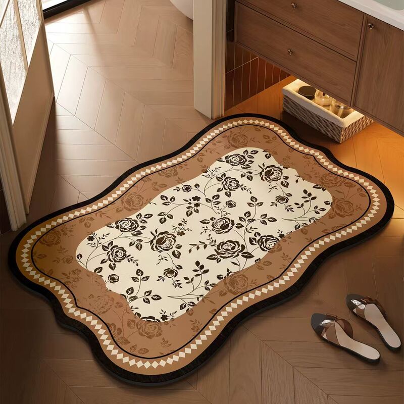 Light Luxury and High-End Diatomaceous Earth Floor Mat for Entryway, Bathroom Door, Water-Absorbing Foot Mat for Shower Room, Kitchen Non-Slip Foot Mat Light Luxury and High-End Diatomaceous Earth Floor Mat for Entryway, Bathroom Door, Water-Absorbing Foot Mat for Shower Room, Kitchen Non-Slip Foot Mat
