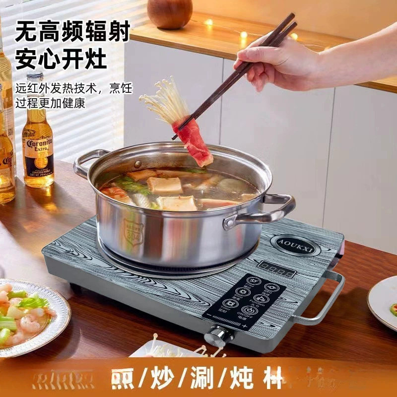 Электрокерамическая плита индукционная плита производитель кухонный дом 3500W высокая мощность с теплоизоляционной многофункциональной стеклянной панели