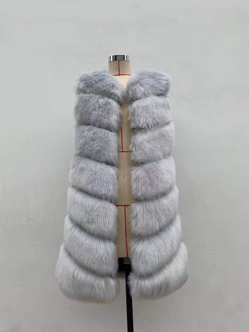 Damen Kunstfellweste Ärmellose Weste Für Herbst Und Winter_voghion.com