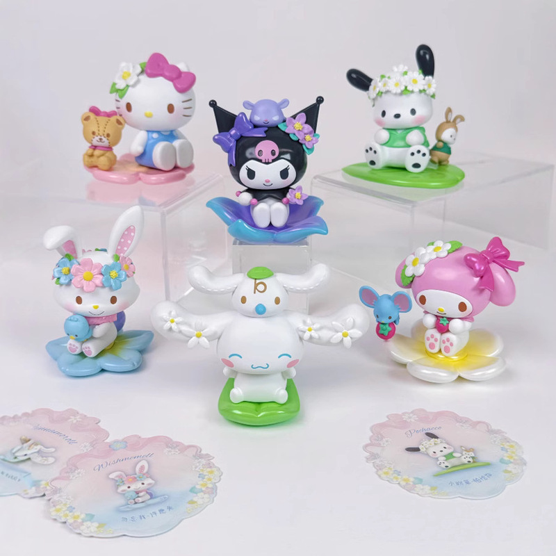 本物のハローキティサマーレインボーキャンディシリーズブラインドバッグトレンディなフィギュアギフトクリエイティブ装飾品卸売|undefined